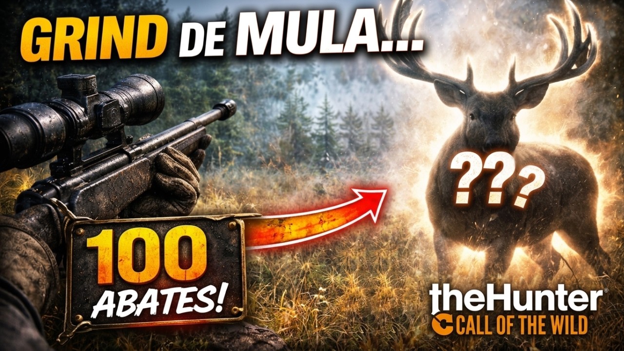 🦌 GRIND DE MULA… CADÊ O GREAT ONE?! | Caçando o lendário (Ao Vivo)