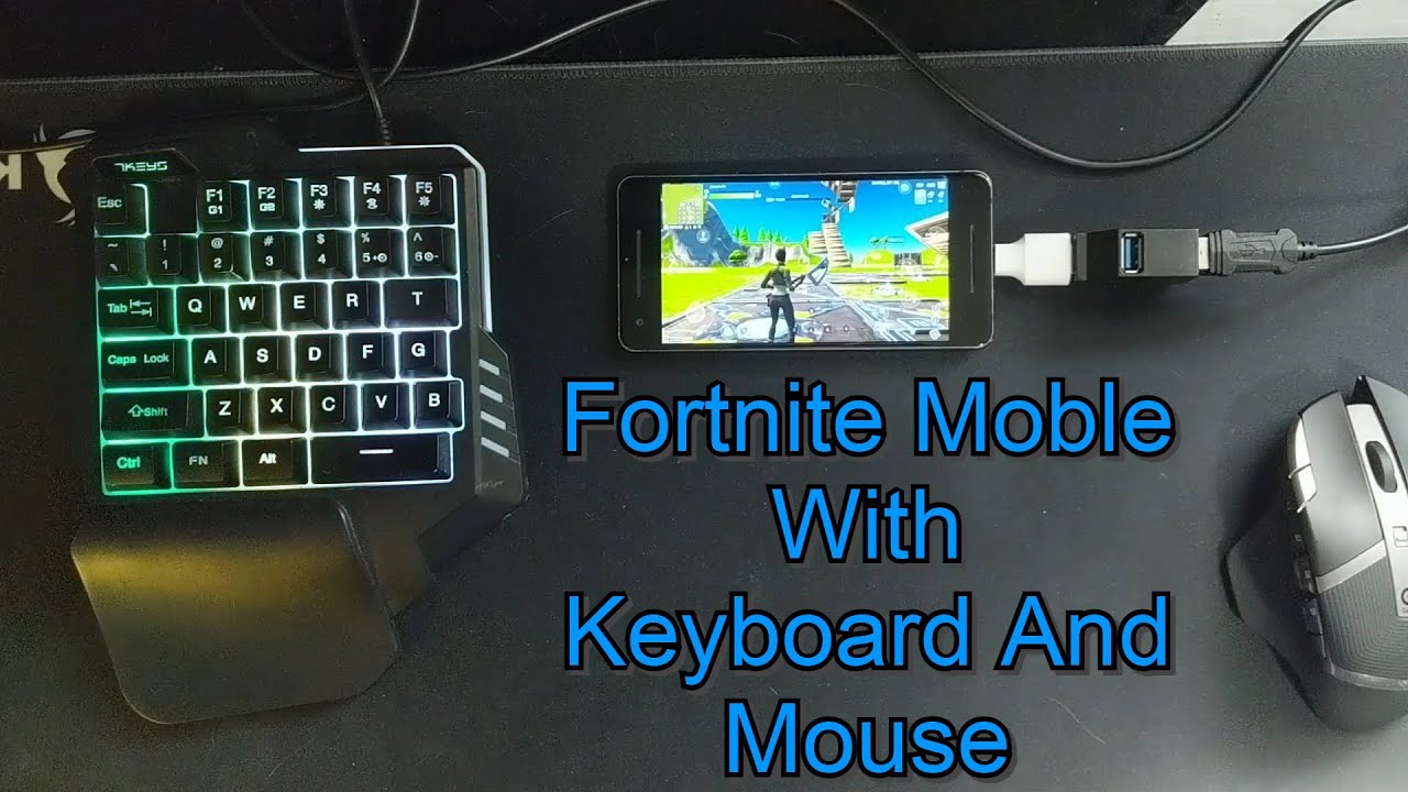 How To Play Fortnite Mobile With Keyboard And Mouse 100% Working NOT CLICKBAIT