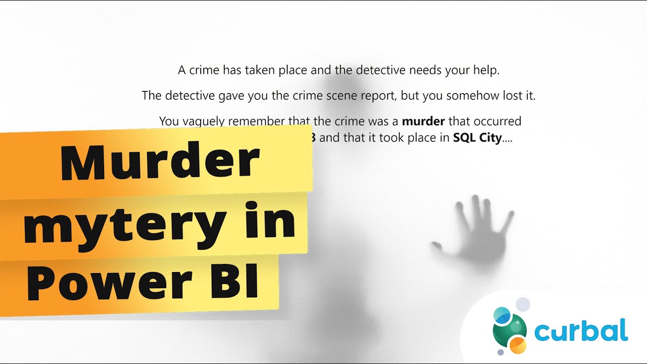 Can you solve this murder with Power BI? | Perfect for Power BI beginners