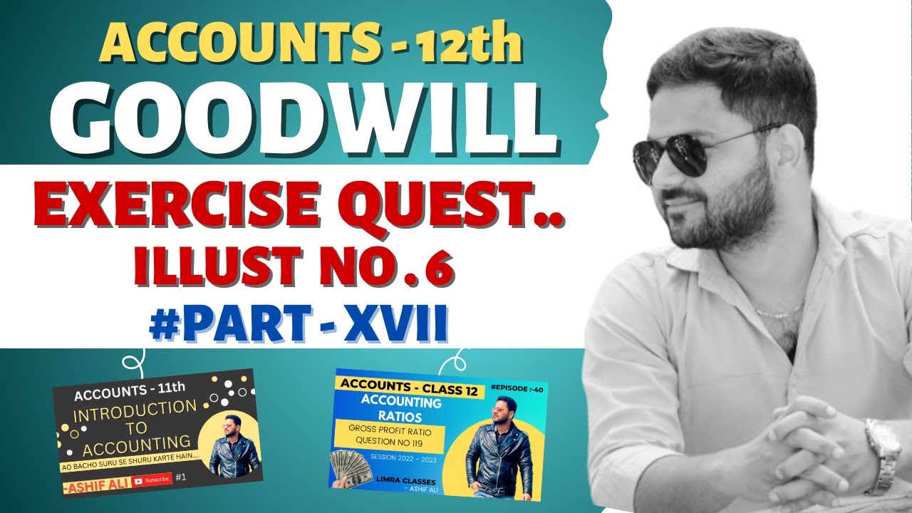 Class 12 Accounts Chapter 2 l Goodwill l illustration  NO. 6 l 2023 - 24 l #part 16