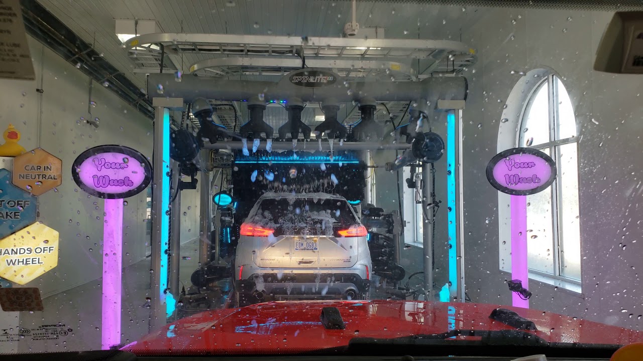Squeaky Shine Car Wash with Spinlite tunnel