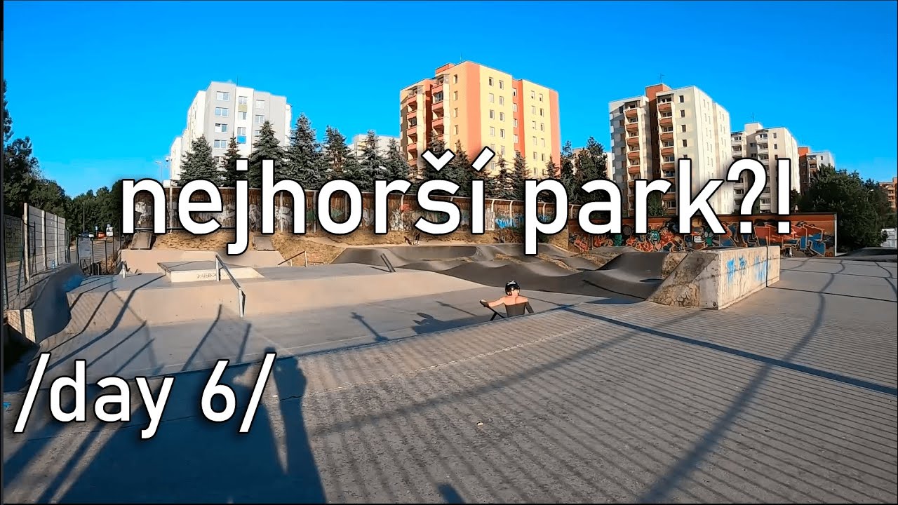 nejhorší park?! Skatepark tábor (scoot vlog#41)/den 6/