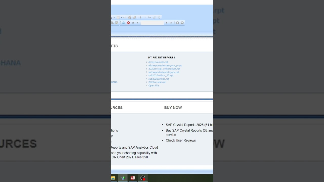 Crystal Reports Tutorial 1