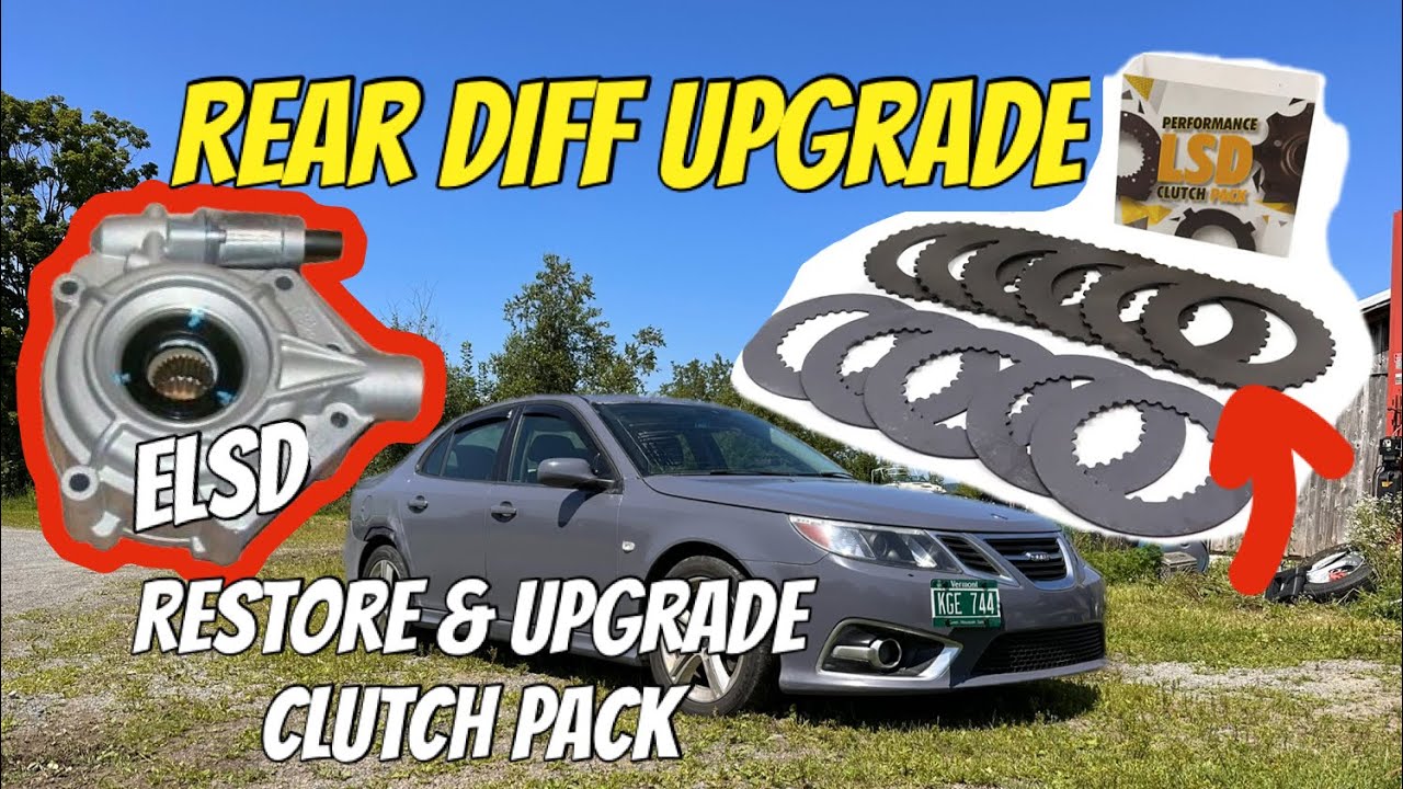 Saab XWD ELSD Clutch Pack Upgrade | Racing Friction Disc Install & Review | Opel 4x4 Kit