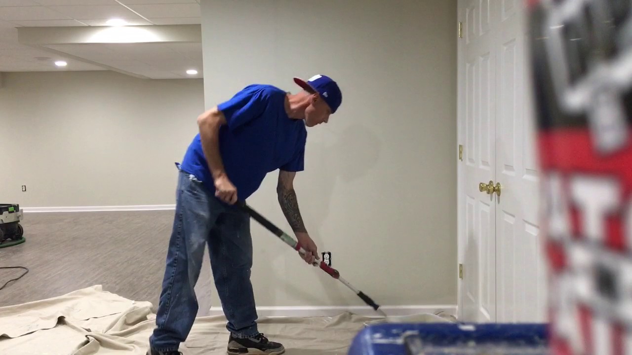 How to roll a wall without lines. Using a 3/8 of an inch nap