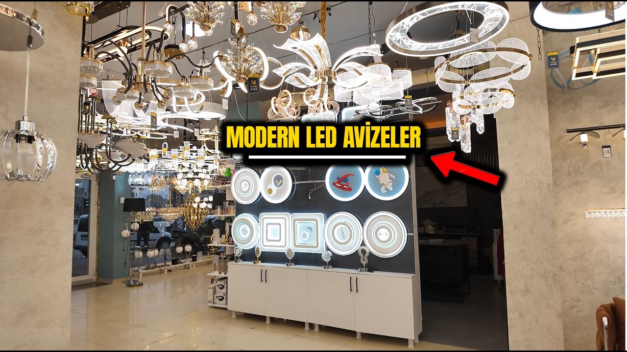 2026’nın En Şık Modern LED Avize Modelleri | Aydınlatma Showroom Turu
