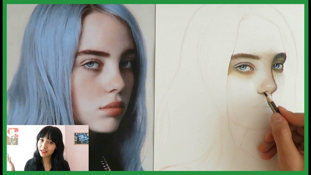 Portrede Burun ve Dudak Nasıl Renklendirilir?  #BillieEilish
