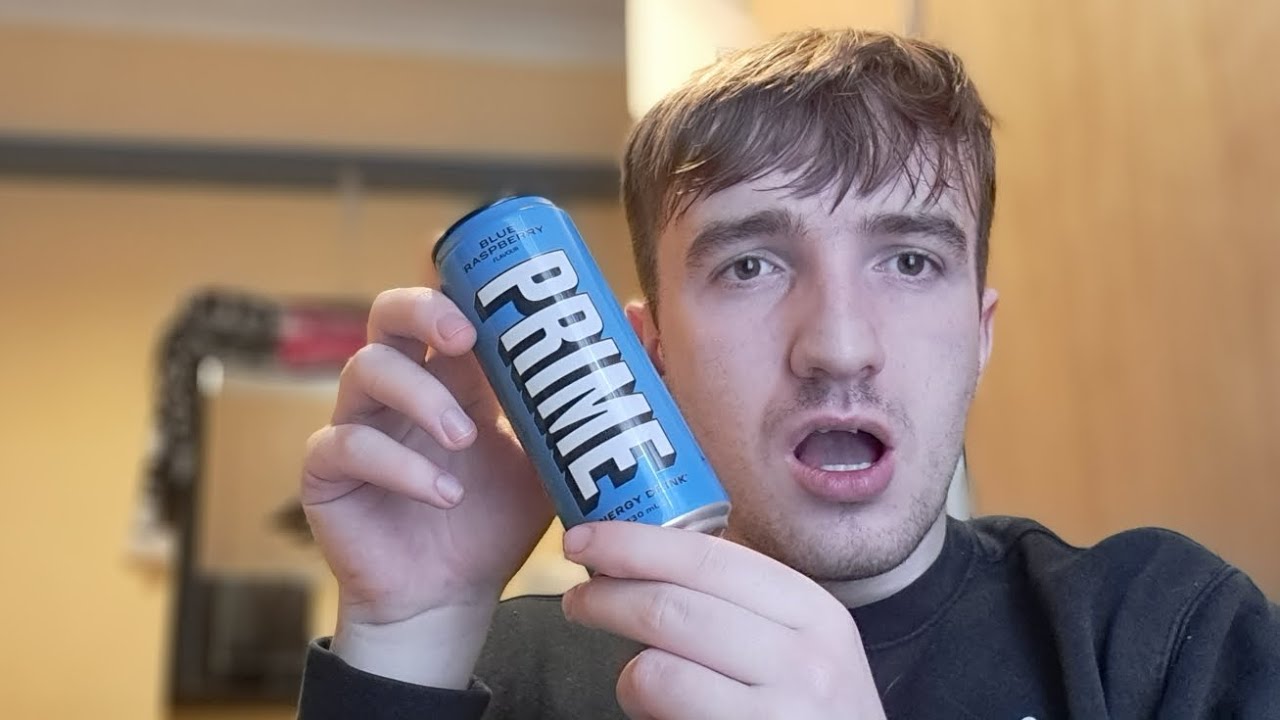 Blue Raspberry Prime energy drink review