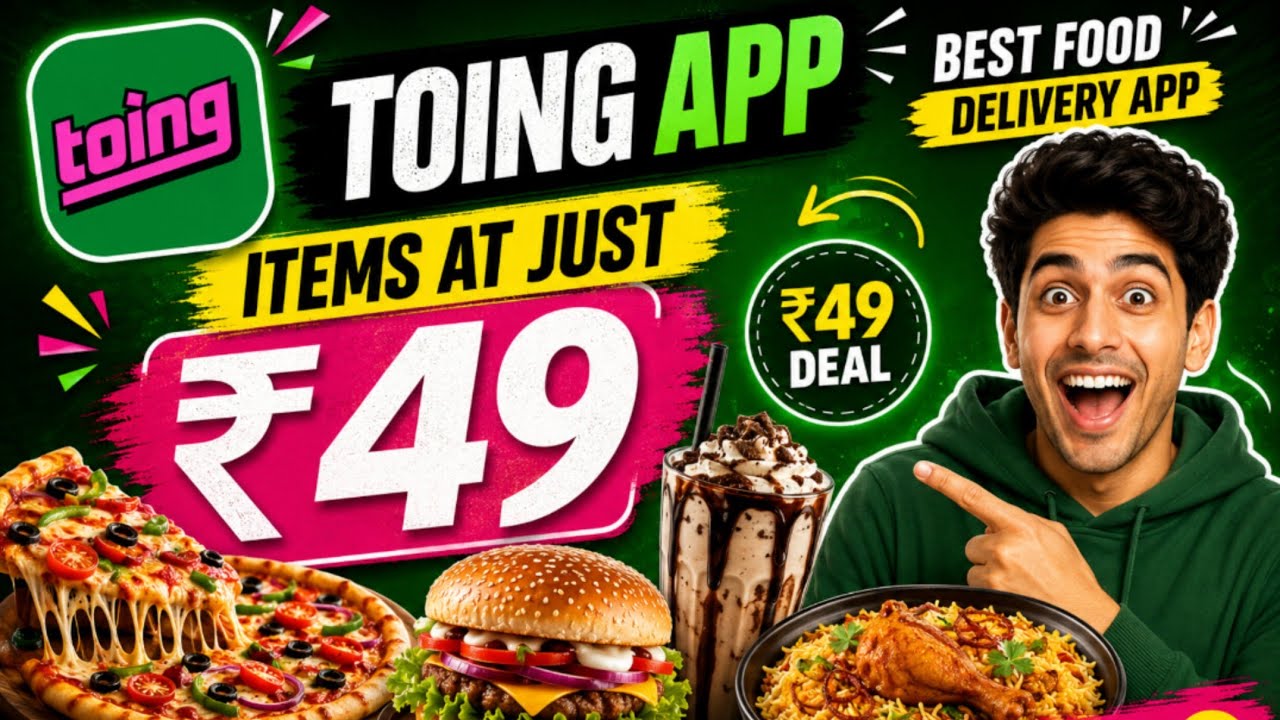 Swiggy toing offer | toing items start at 49 offer | toing broke hours | tonig new food delivery app