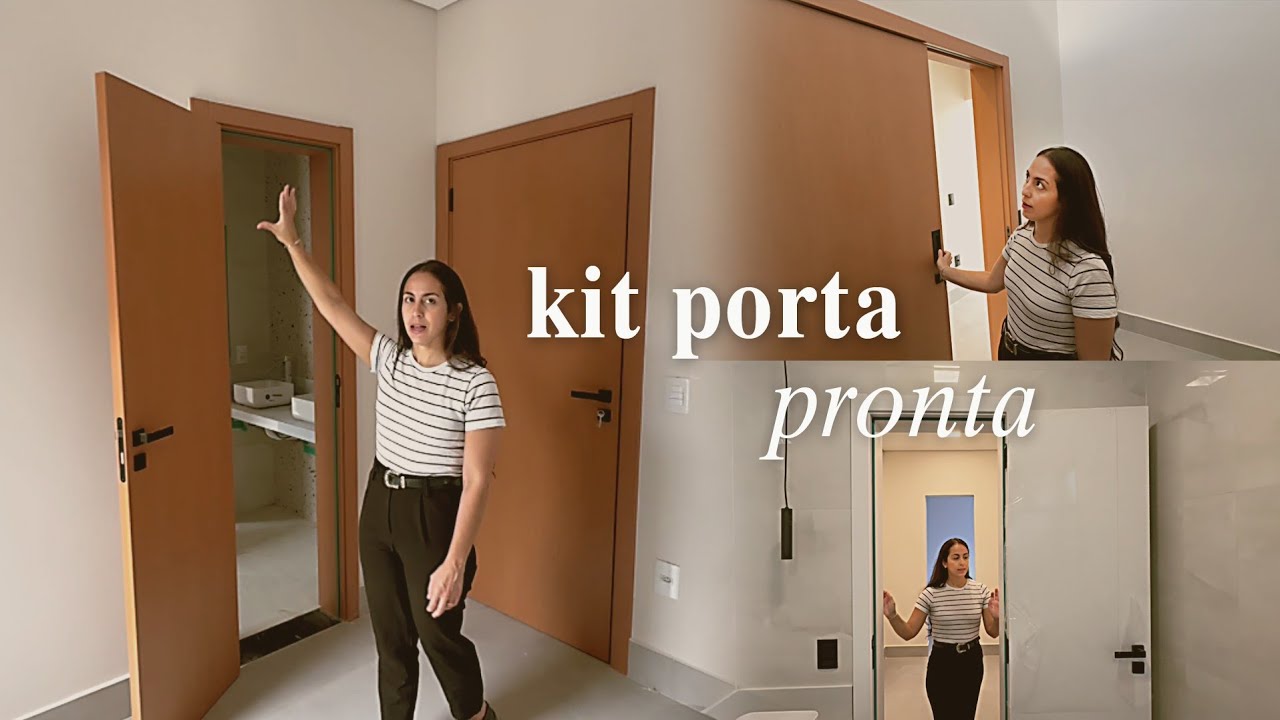 ESTÁ CONCLUÍDA A INSTALAÇÃO DAS PORTAS INTERNAS! KIT PORTA PRONTA
