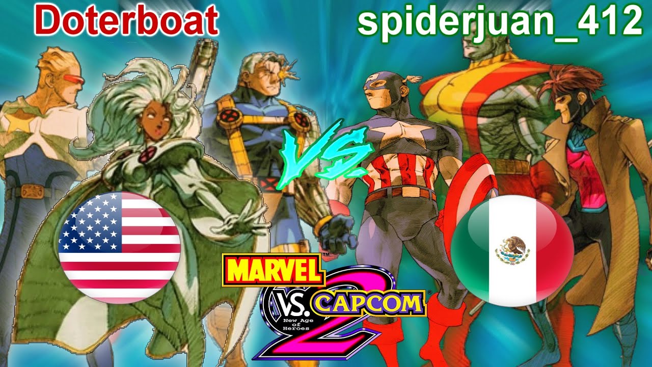 Marvel vs Capcom 2: New Age of Heroes - Doterboat vs spiderjuan_412