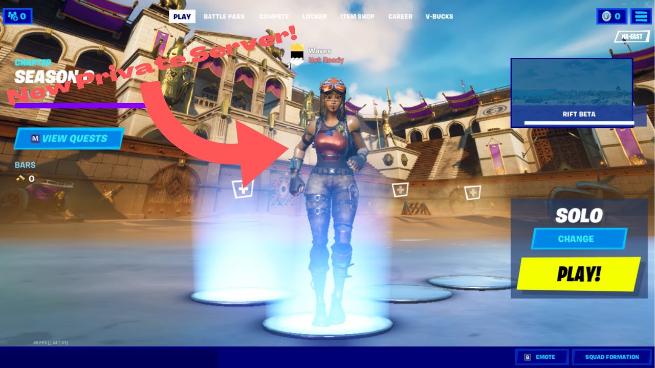 NEW FORTNITE PRIVATE SERVER (RIFT)