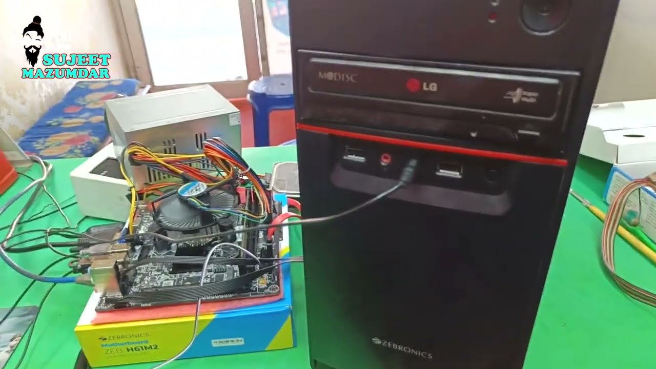 Front audio not working new H61 m2 Zebronic new motherboard.IT Engineer Sujeet Mazumdar .