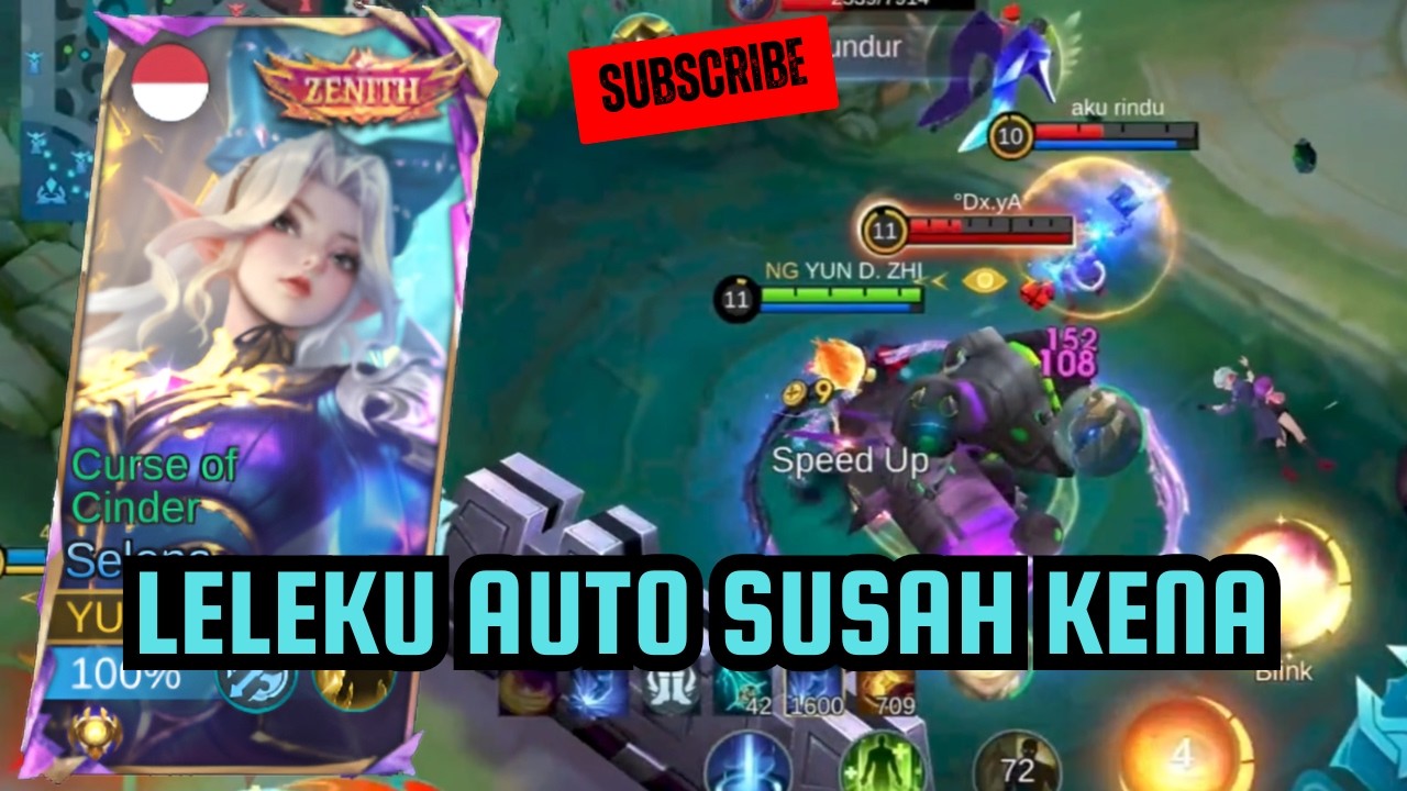 Musuh Nya Auto Susah Dekat Selena Ku - Mobile Legends: Bang Bang Indonesia