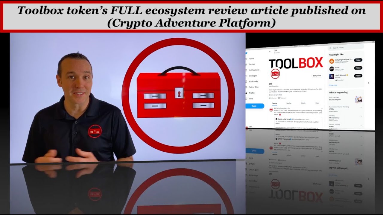 TOOLBOX token (DIY) full review article published on Crypto Adventure Platform