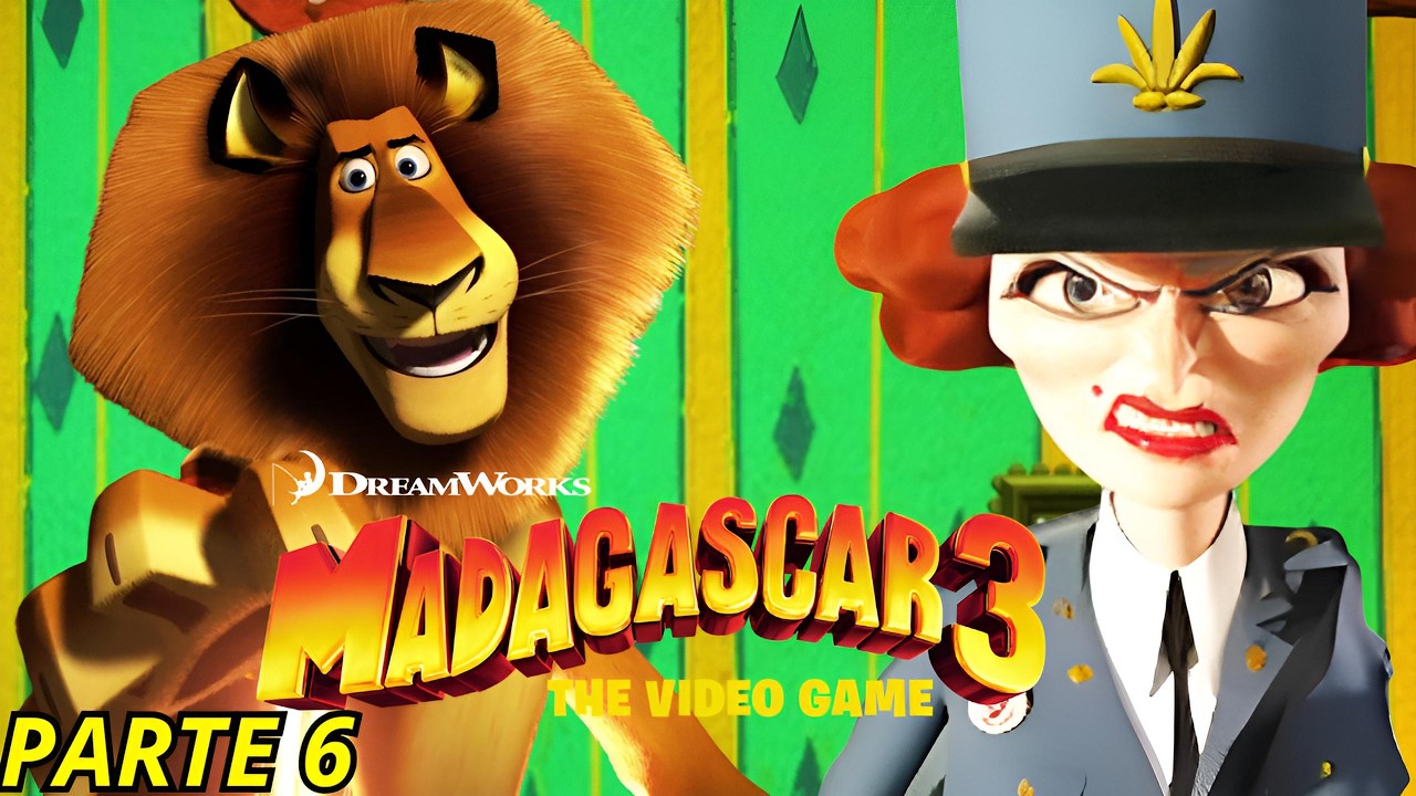 MADAGASCAR 3 PARTE 6 O ÚLTIMO SHOW EM NOVA YORK SEM ESCAPATÓRIA. A CAPITÃ CHANTEL DUBOIS