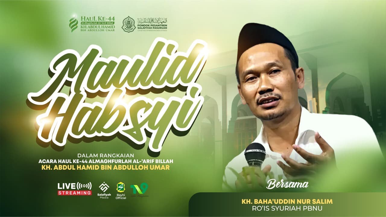 🔴[LIVE] MAULID HABSY - HAUL KE-44 AL MAGHFURLAH KH. ABDUL HAMID BIN ABDULLAH UMAR | 01/09/2025