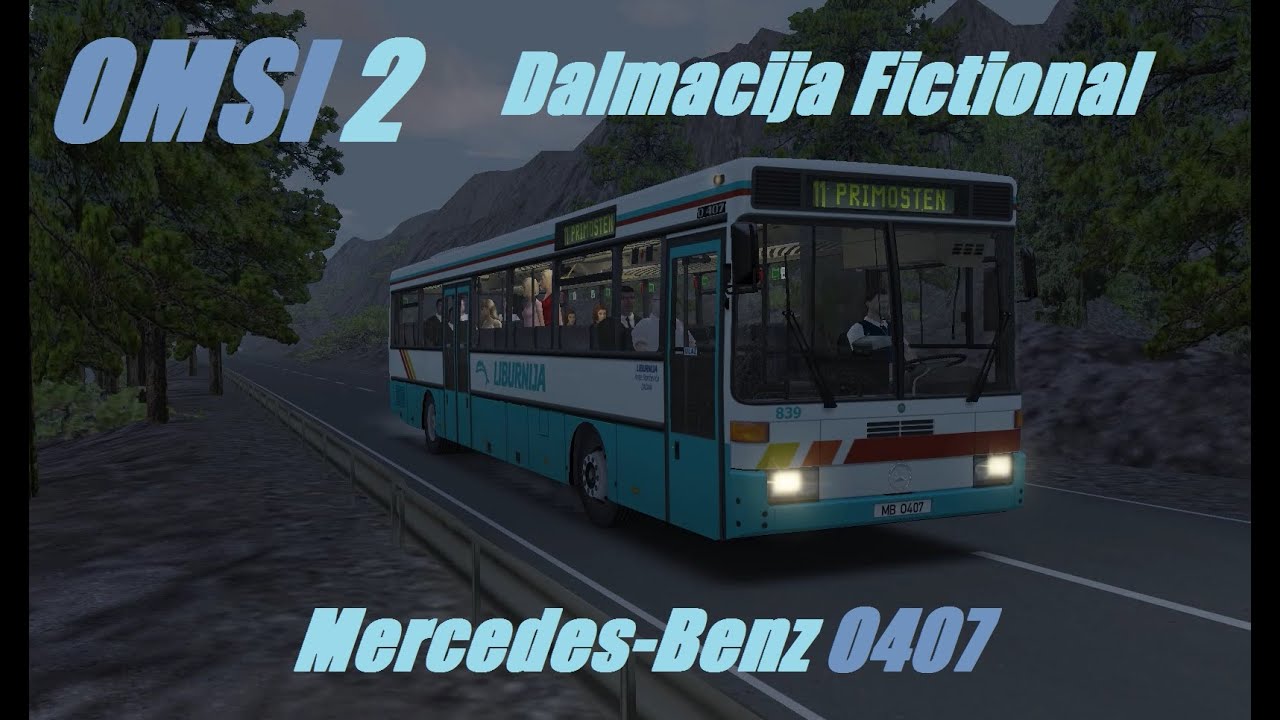 OMSI 2. Dalmacija Fictional, Line 11, Mercedes-Benz O407