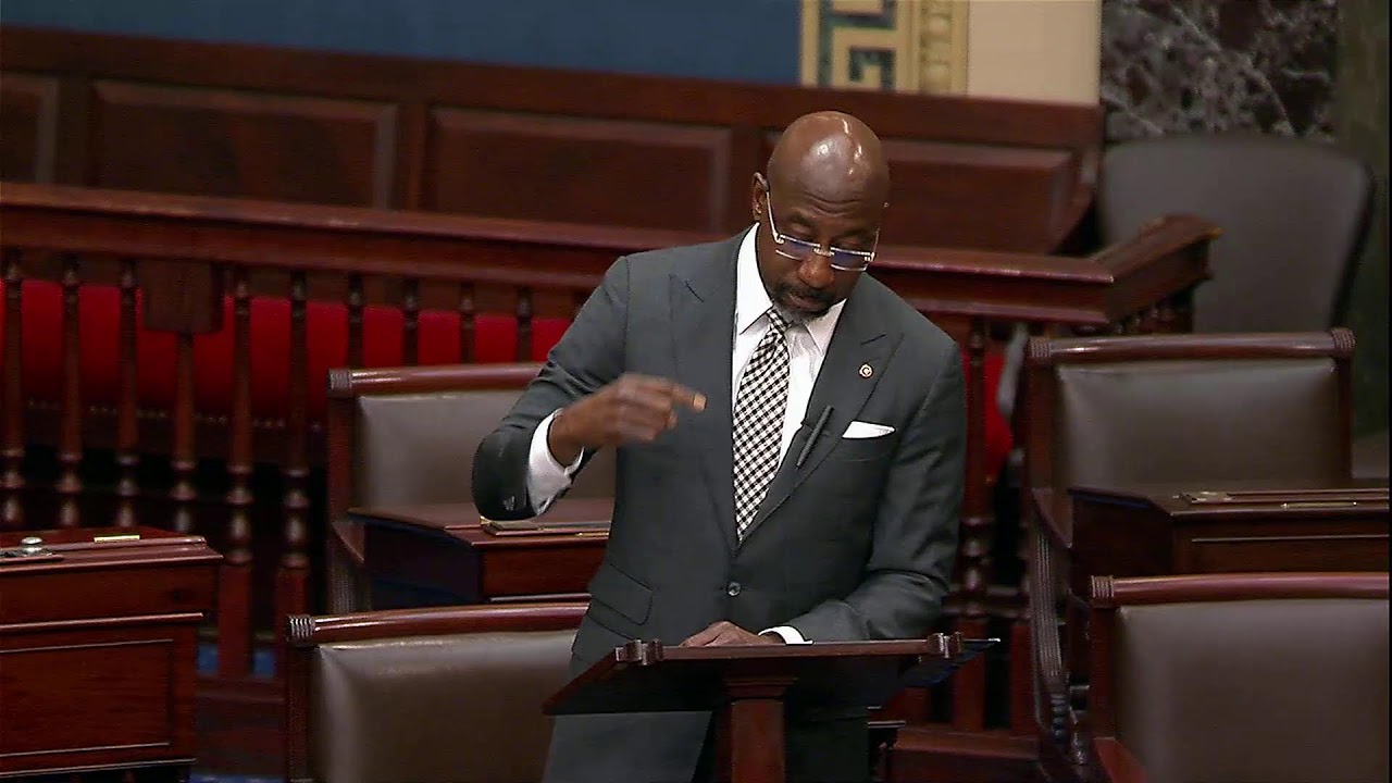 LIVE: Senator Warnock Addresses Political Violence