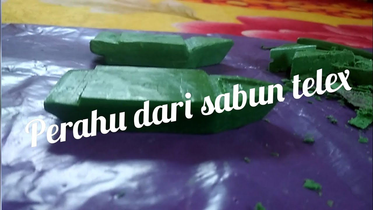 Ukiran sabun | cara membuat kapal dari sabun dengan mudah