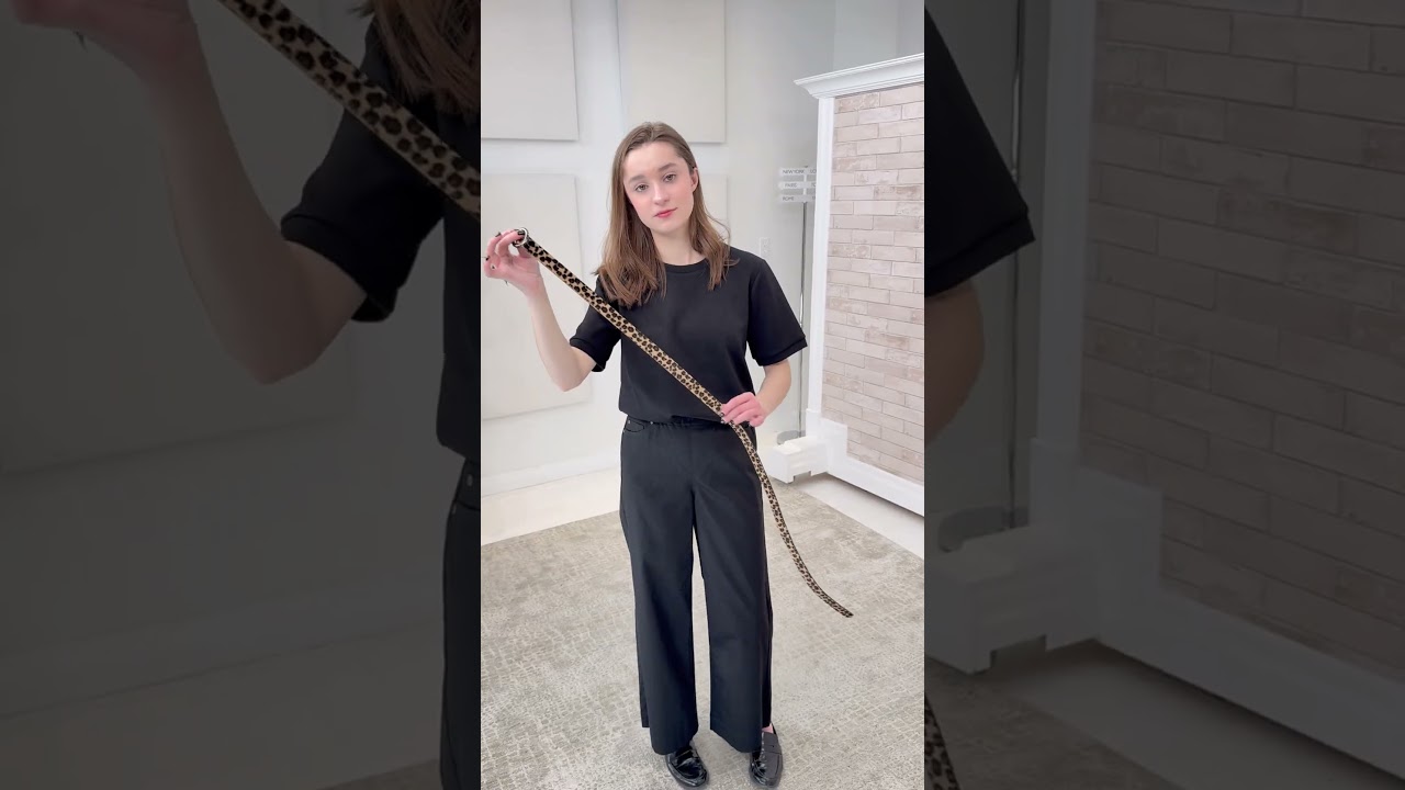 How to Tie an Extra Long Belt