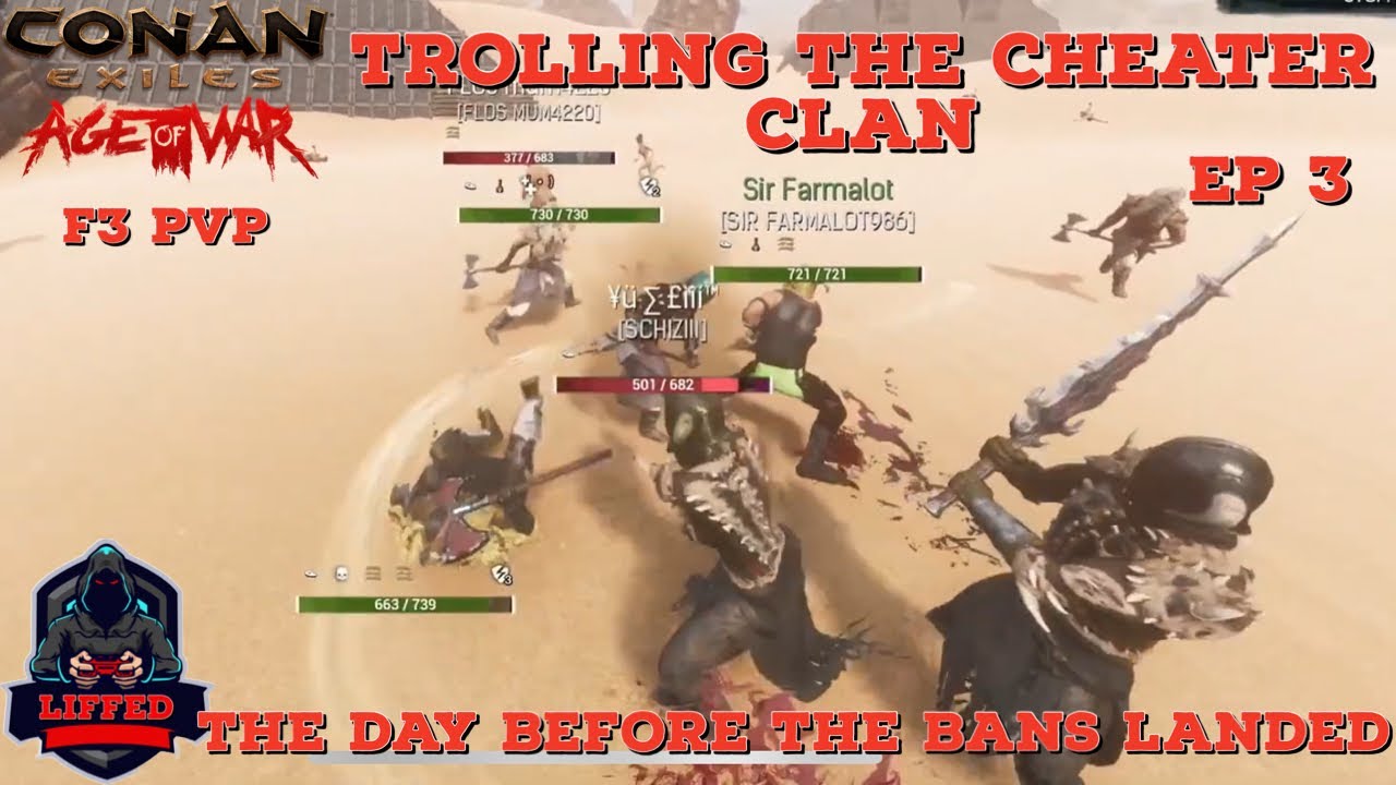 Conan Exiles Trolling The Cheaters F3 Pvp Ep3