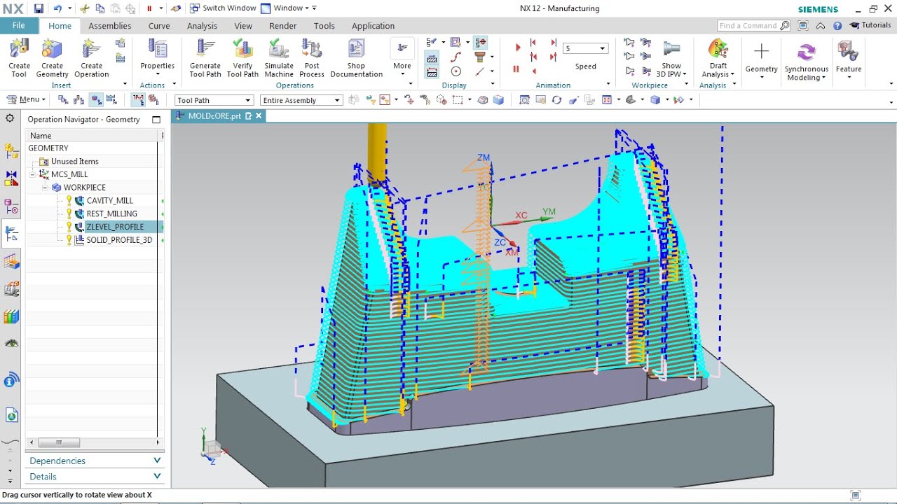 #NX CAM #DIE MACHINING