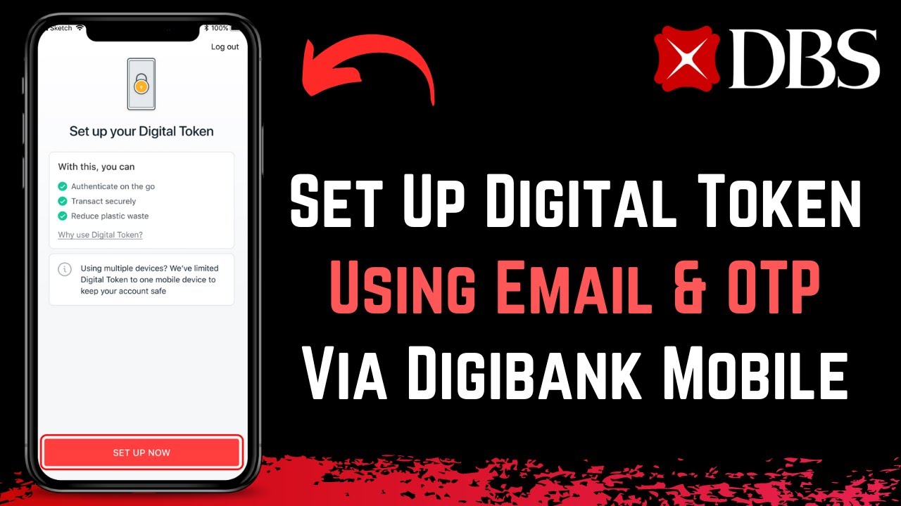 How to Set Up Digital Token Using Your Email Address & SMS OTP (DBS digibank Mobile)