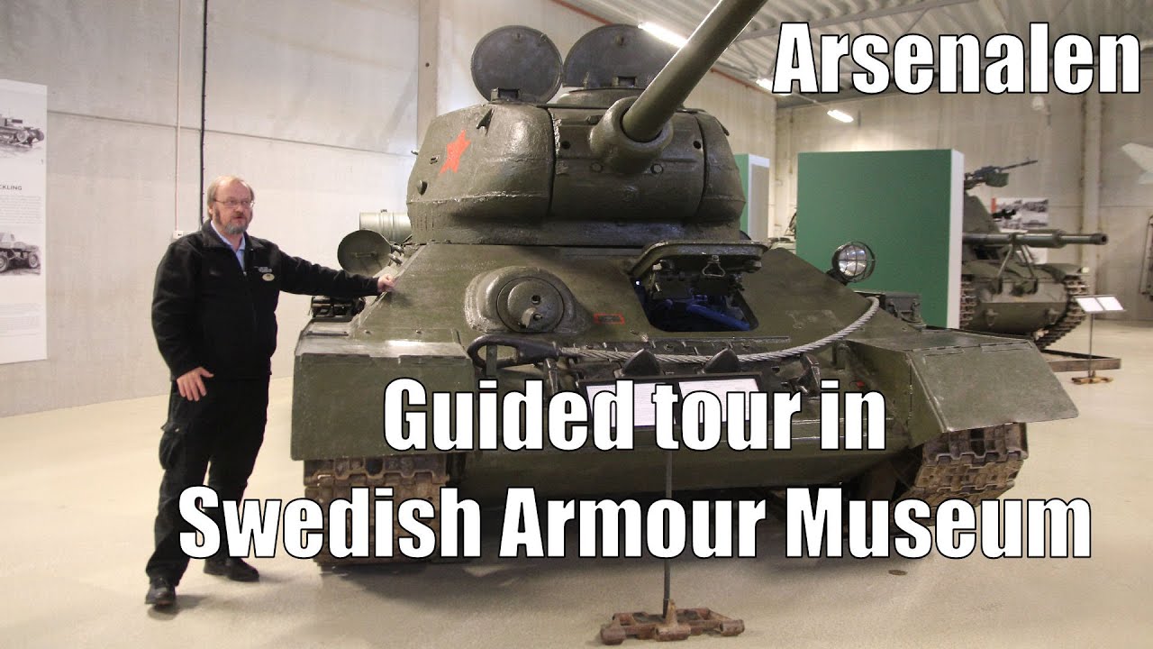 Guided tour in the Swedish Armour Museum Arsenalen (V2, audio fix)