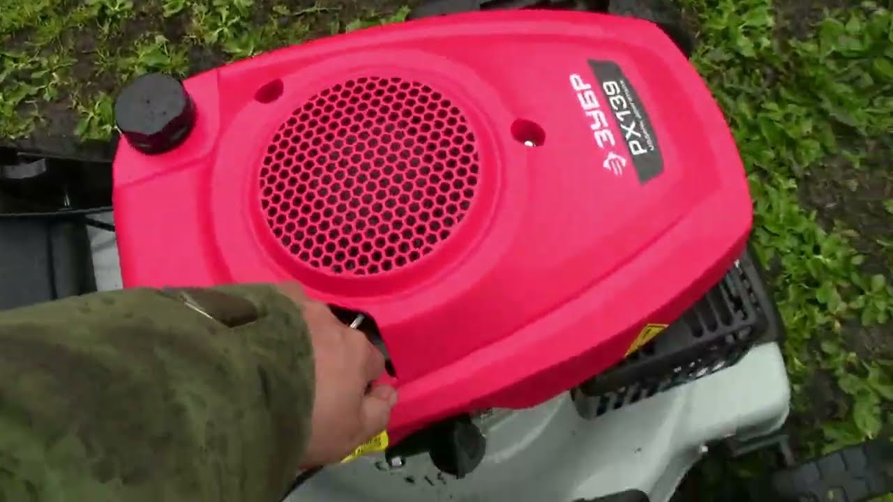 Обзор самоходной косилки Зубр.