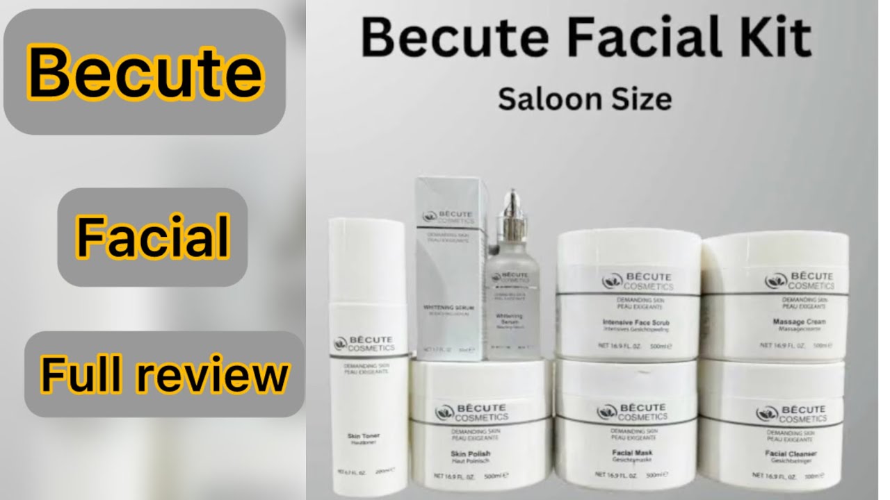 Becute facial full review😛|glowing skin at home||instant whitening facial at home.