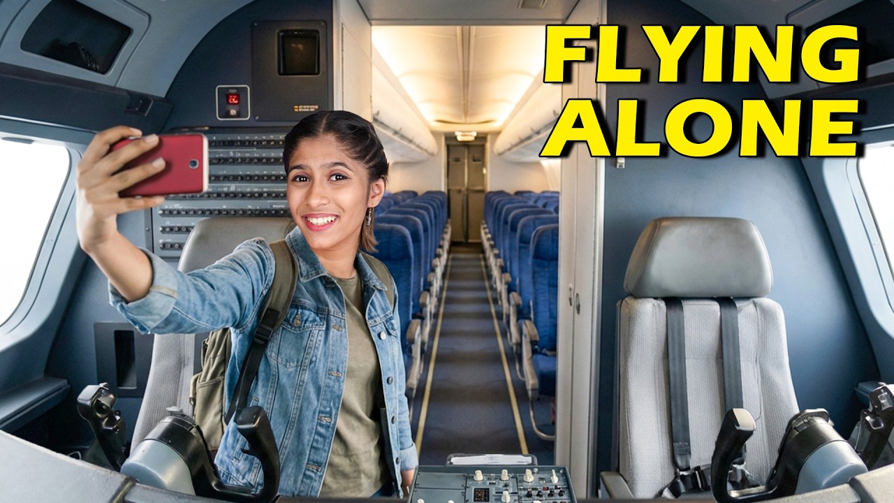 I Took a Secret Flight Alone | My Biggest Risk Ever!