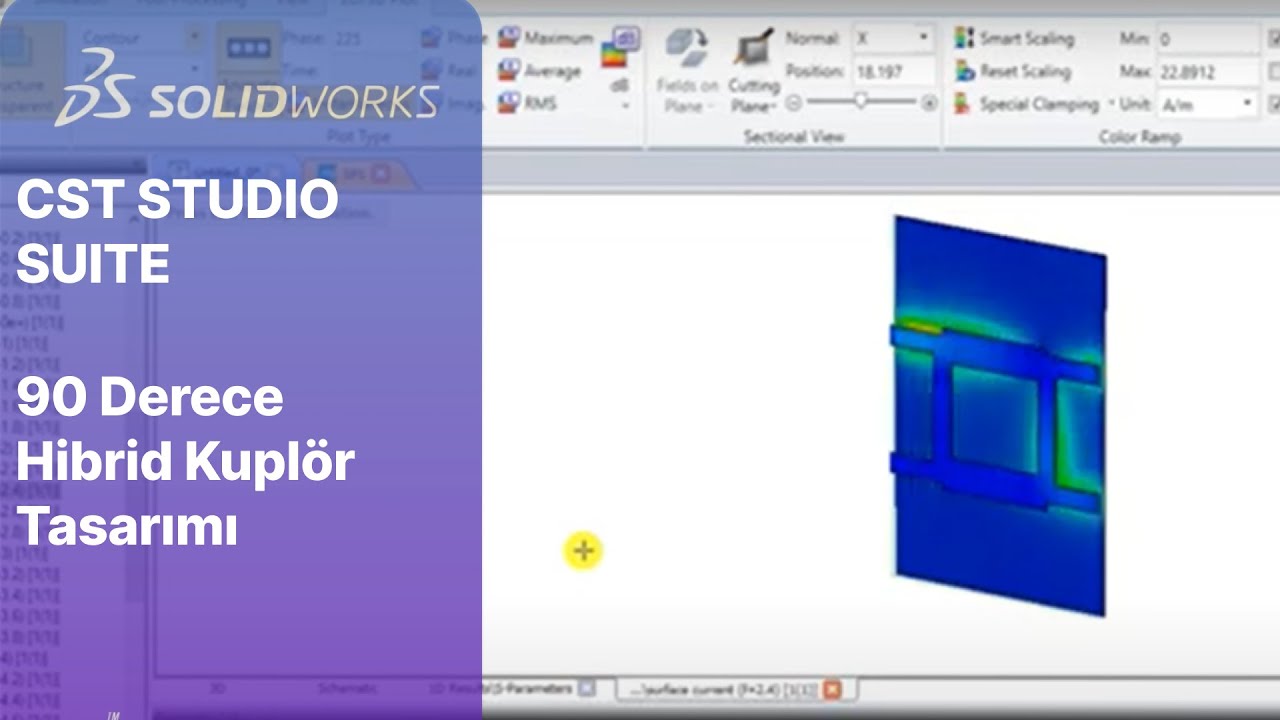 CST Studio Suite ile 90 Derece Hibrid Kuplör Tasarımı