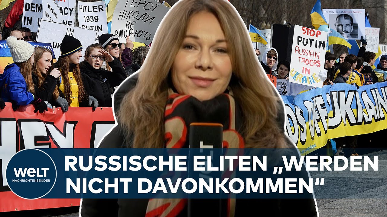 UKRAINER JUBELN: Tiefe Genugtuung in Kiew nach Haftbefehl gegen Putin | WELT Thema