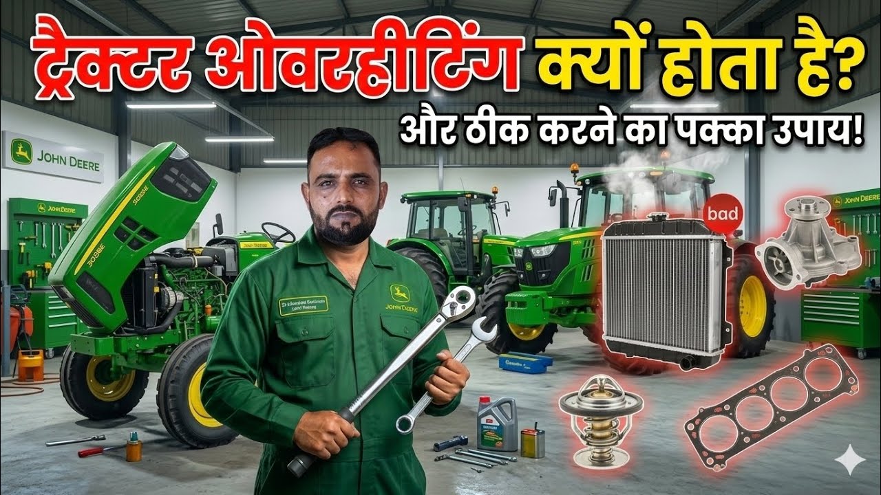 ट्रैक्टर ओवर हीटिंग क्यों होता है आज देखलो | John Deere Tractor Overheating Problem | Abdul Kurad