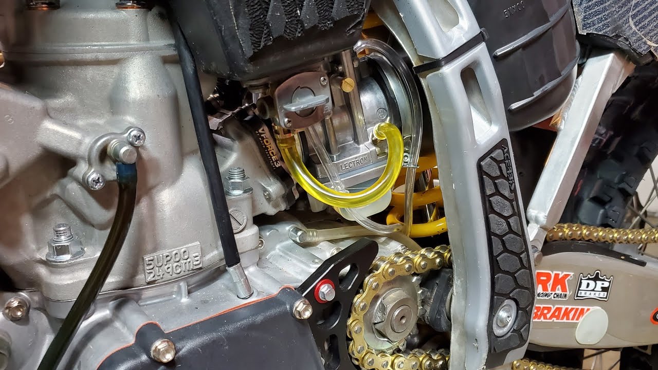 Советы по установке карбюратора Lectron 38 мм на Yamaha YZ250 YZ250 X 2-тактный кроссовый мотоцикл