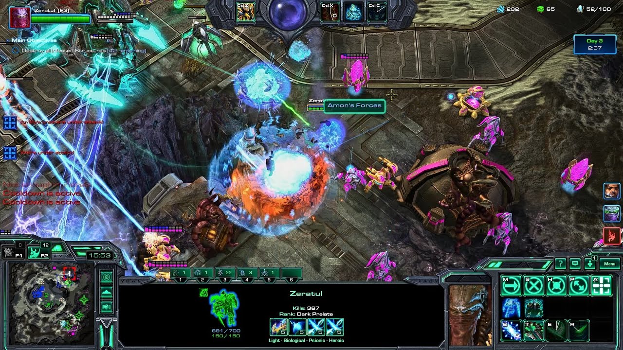 SC2 Co-Op Dead of Night, Zeratul Play [Prestige : Knowledge Seeker]