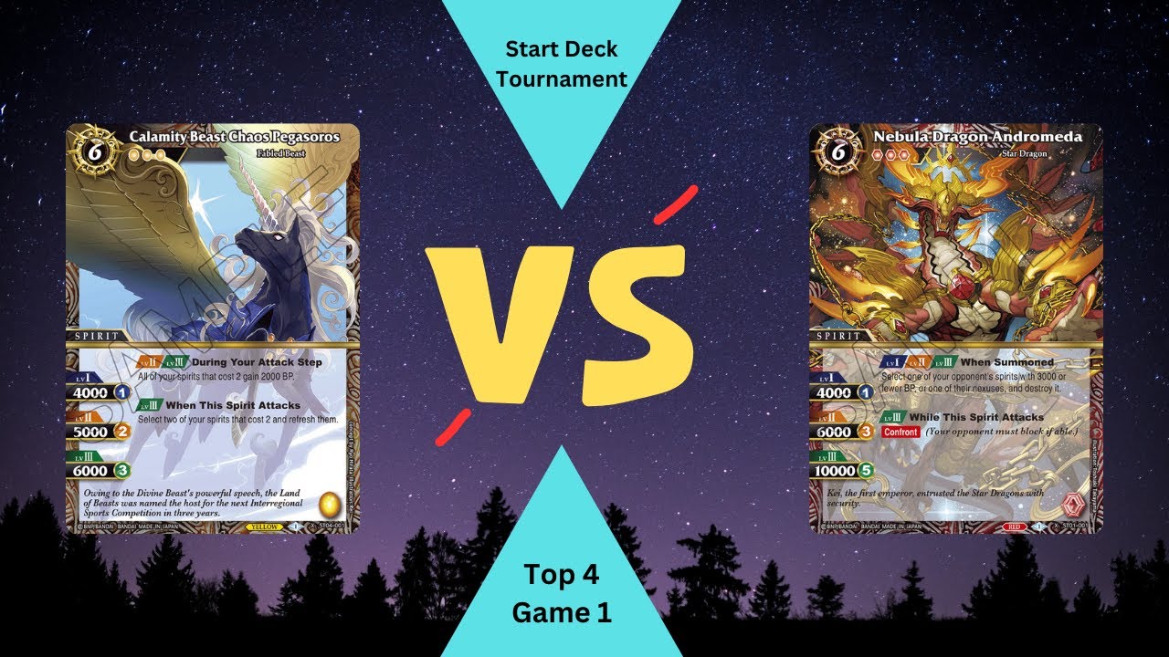 Start Deck Tournament Top 4 Round 1 Red VS Yellow (Battle Spirits Saga)