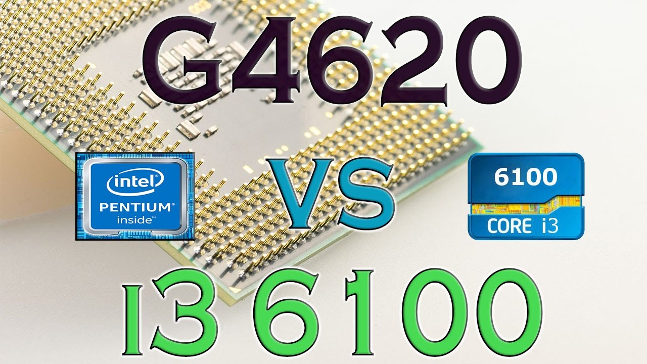 G4620 vs i3 6100 - BENCHMARKS / GAMING TESTS REVIEW AND COMPARISON / Kaby Lake vs Skylake
