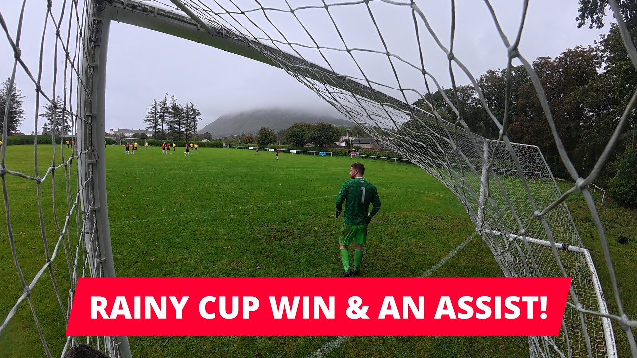 RAINY CUP WIN & AN ASSIST! 🧤 Goalkeeper Highlights vs. Llandudno Junction (4-2)