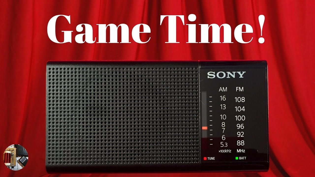 Game Time! Sony ICF-P36 AM FM Portable Radio Review