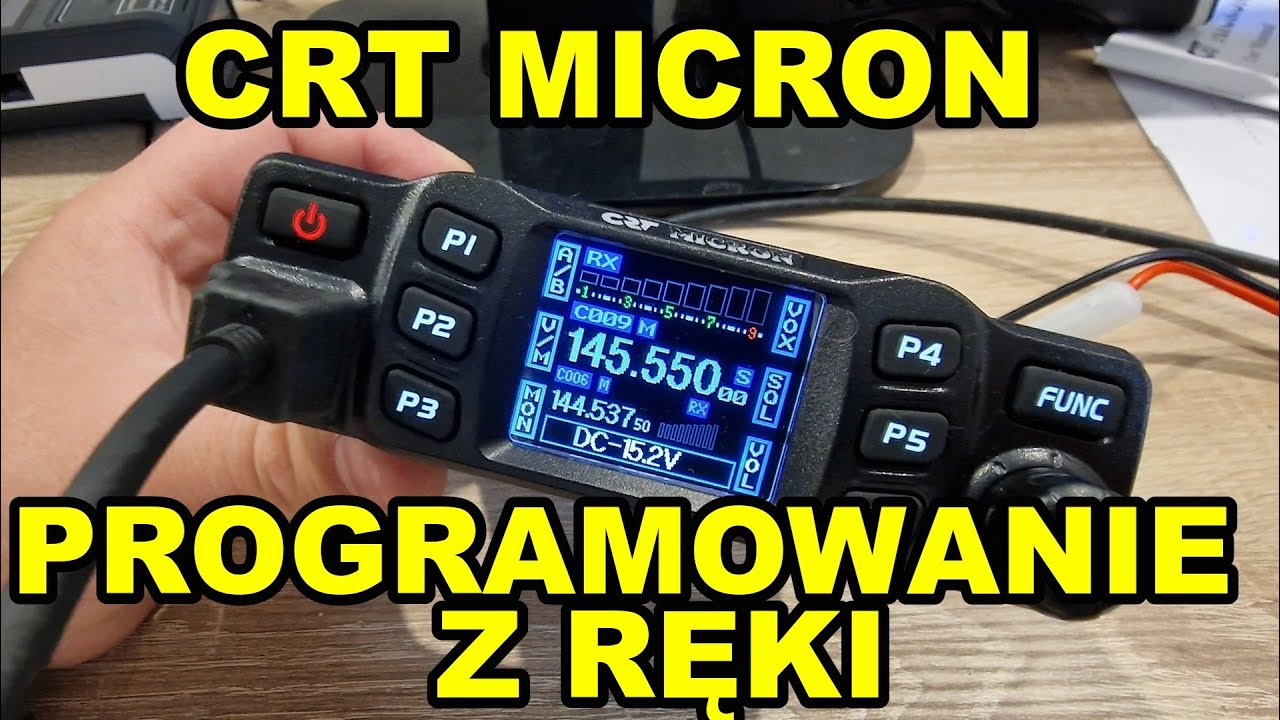 CRT Micron - Programowanie radia z ręki