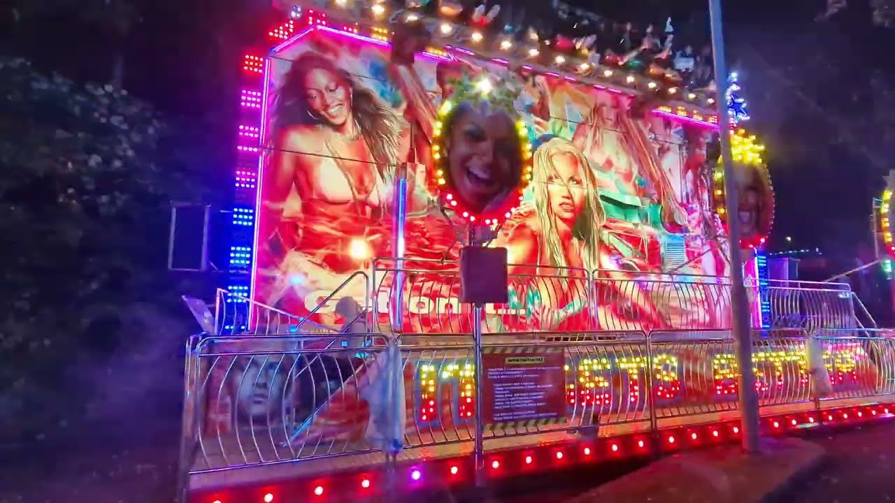 Steven Hill's Link Centre Halloween Fun Fair in the fog 2024