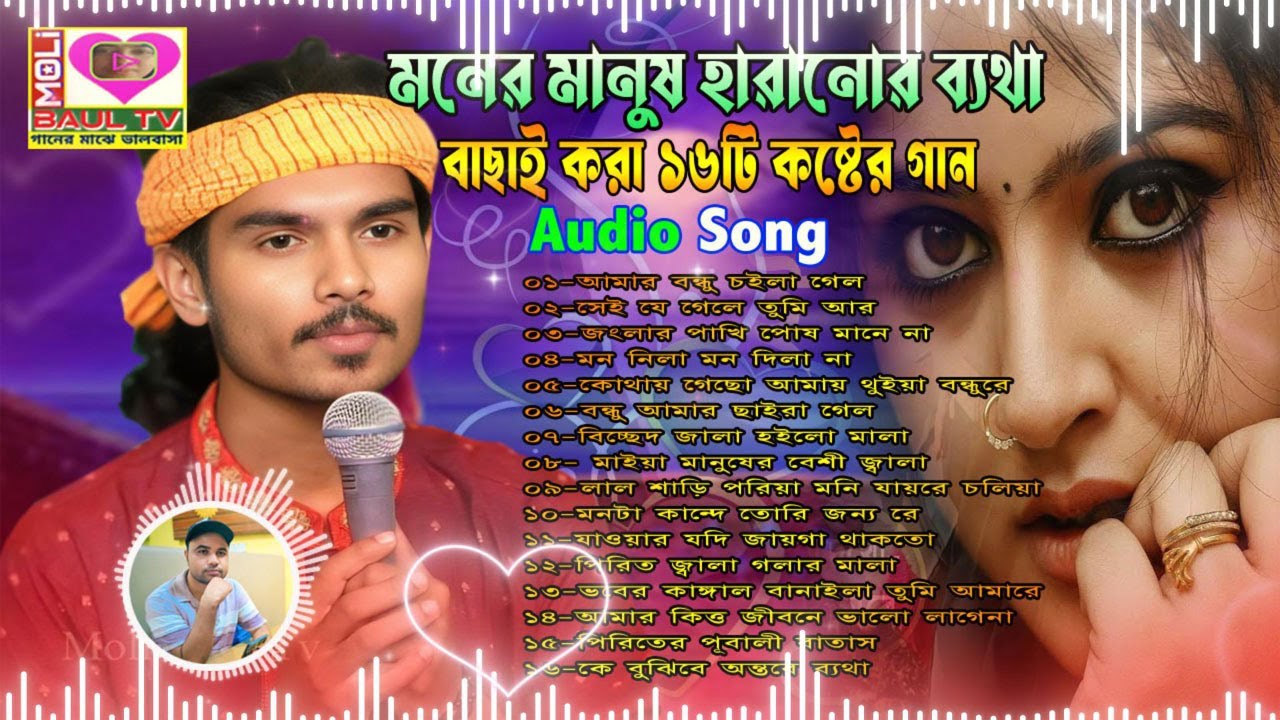 মনের মানুষ হারানোর ব্যথা।বাউল রায়হানের বাছাই করা 16টি কষ্টের গান।Audio Song~Bast Of Baul Rayhan