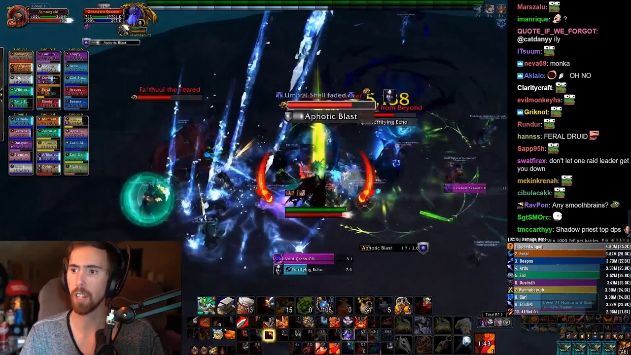 Asmongold's First Crucible of Storms Raid on Normal Difficulty