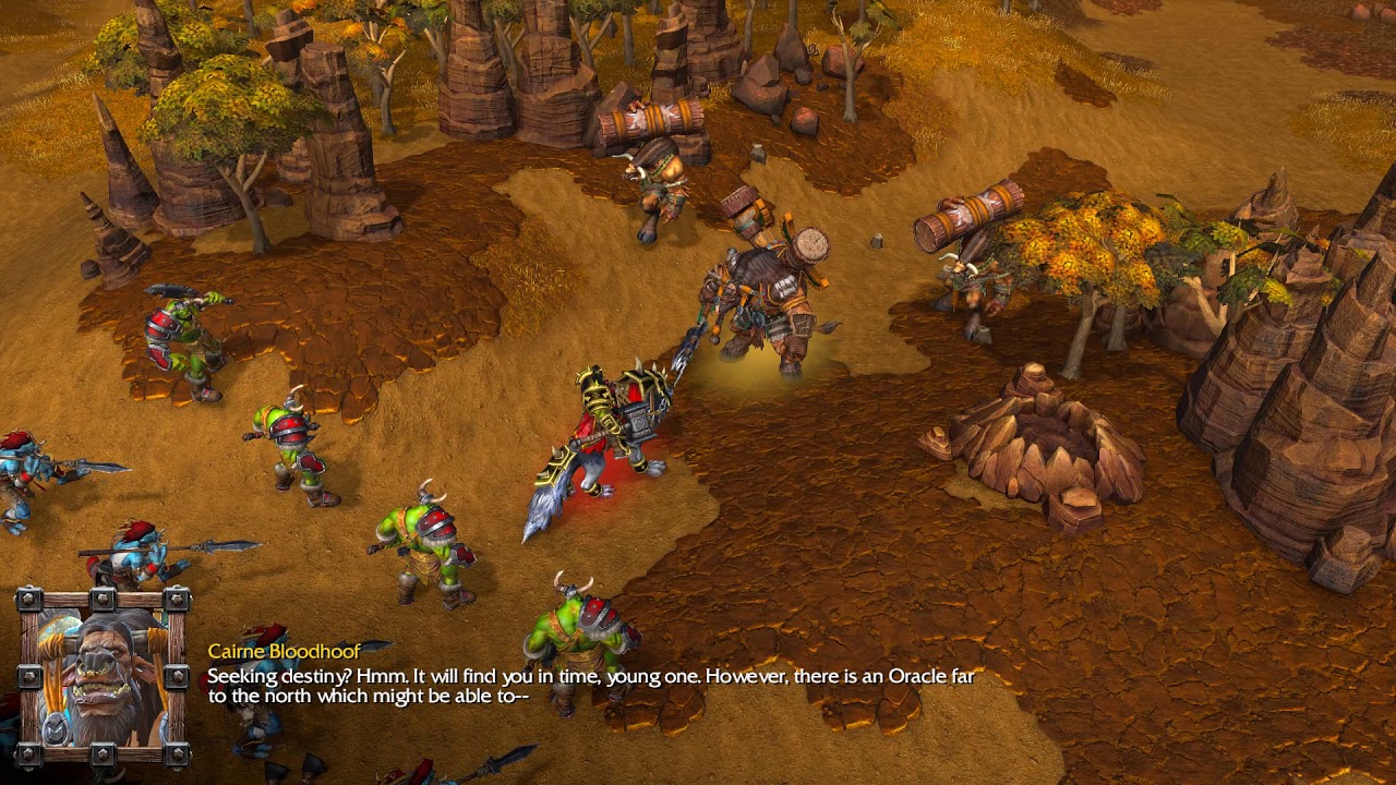Warcraft III Reforged - Thrall meets Cairne
