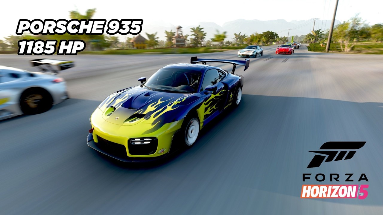 1185 HP Porsche 935(Maxed Out) High Speed Goliath Race | Forza Horizon 5