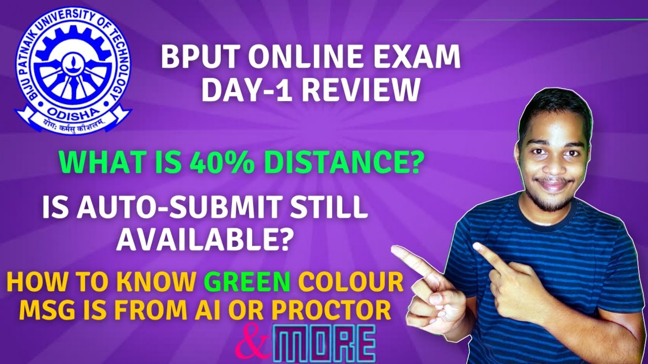 Bput online exam day-1🔥|| Various problems and their solutions|| Must watch bput students.