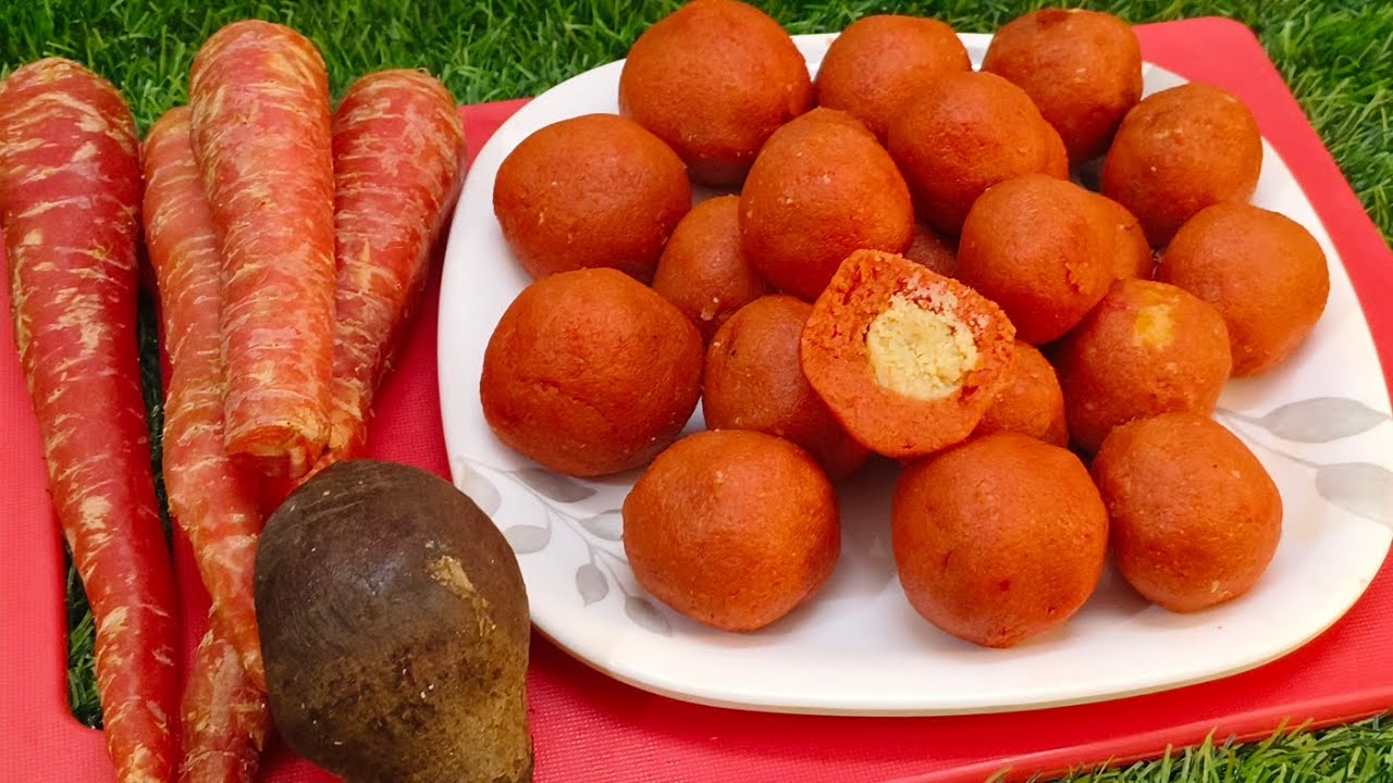 गाजर रेसिपी बसंत पंचमी स्पेशल गाजर लड्डू | gajar beat laddu | laddu recipe RSM kitchen 