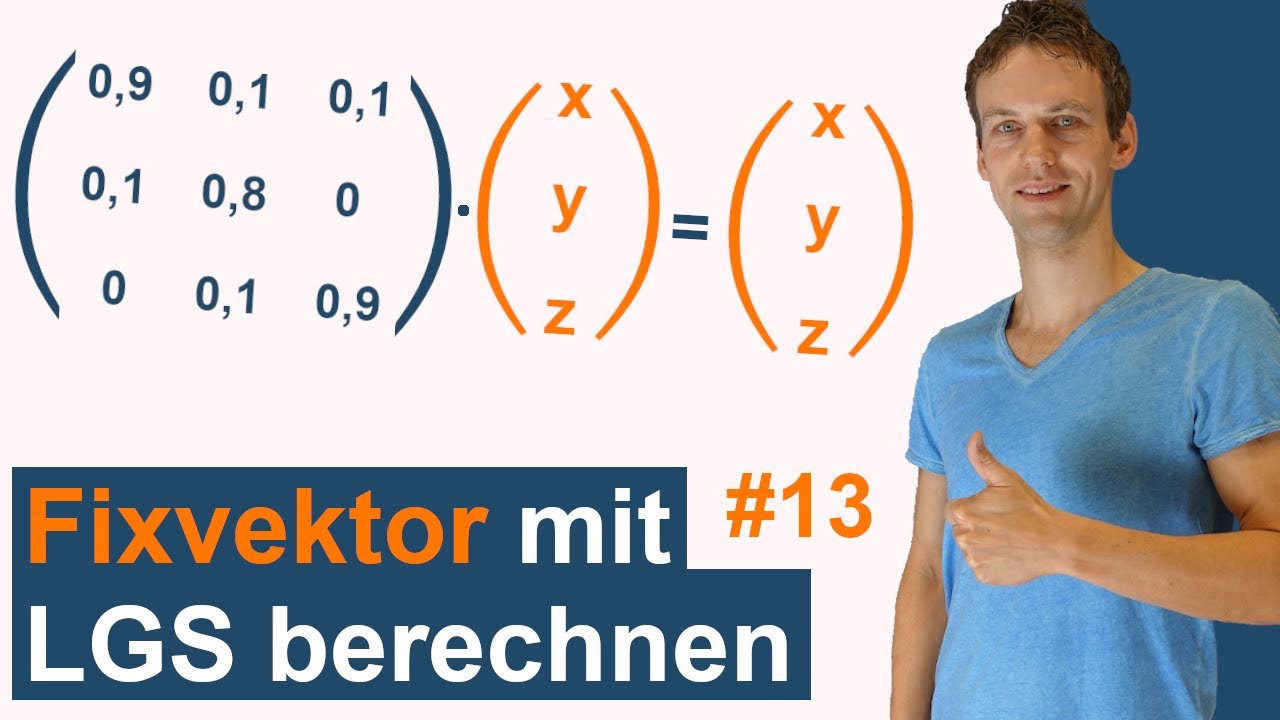 Austauschprozesse - Fixvektor mit linearen Gleichungssystem berechnen| Stabile Verteilung | #13